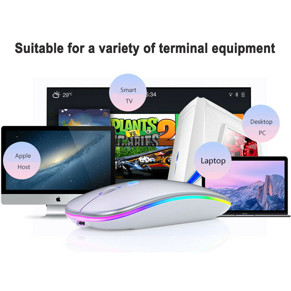 LED Wireless Bluetooth Silent Ergonomic Gaming Mouse-USB Charging_13