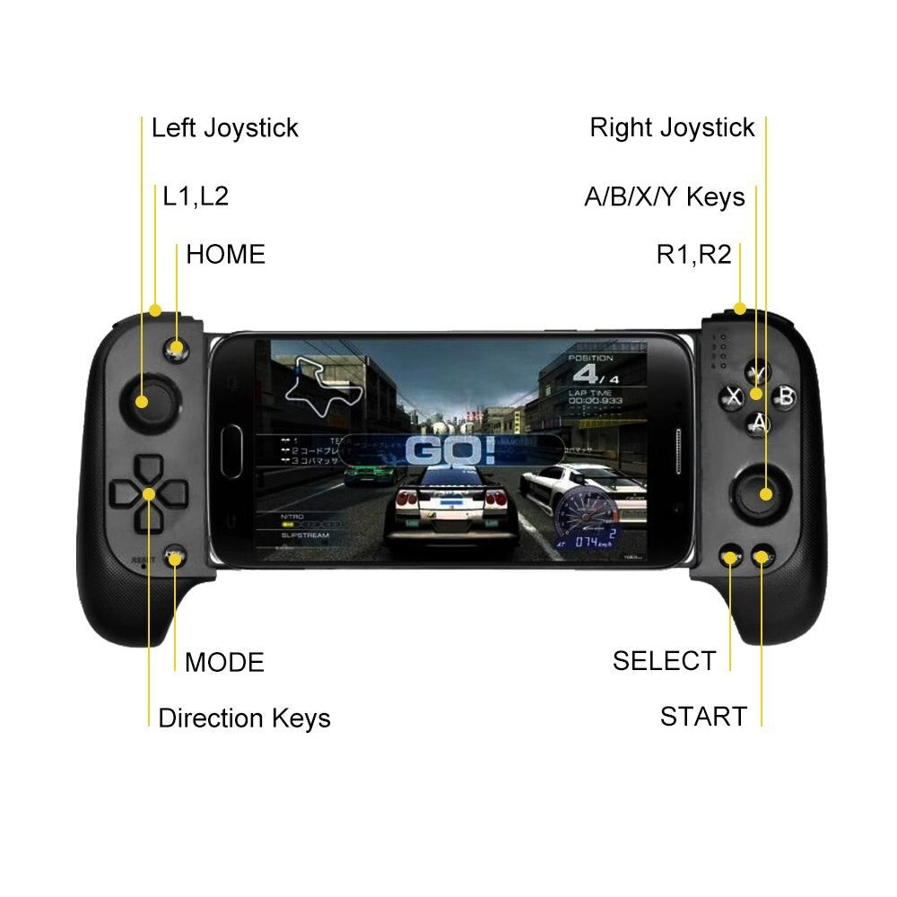 USB Rechargeable Wireless Bluetooth Gaming Pad Direct Play Joystick_6