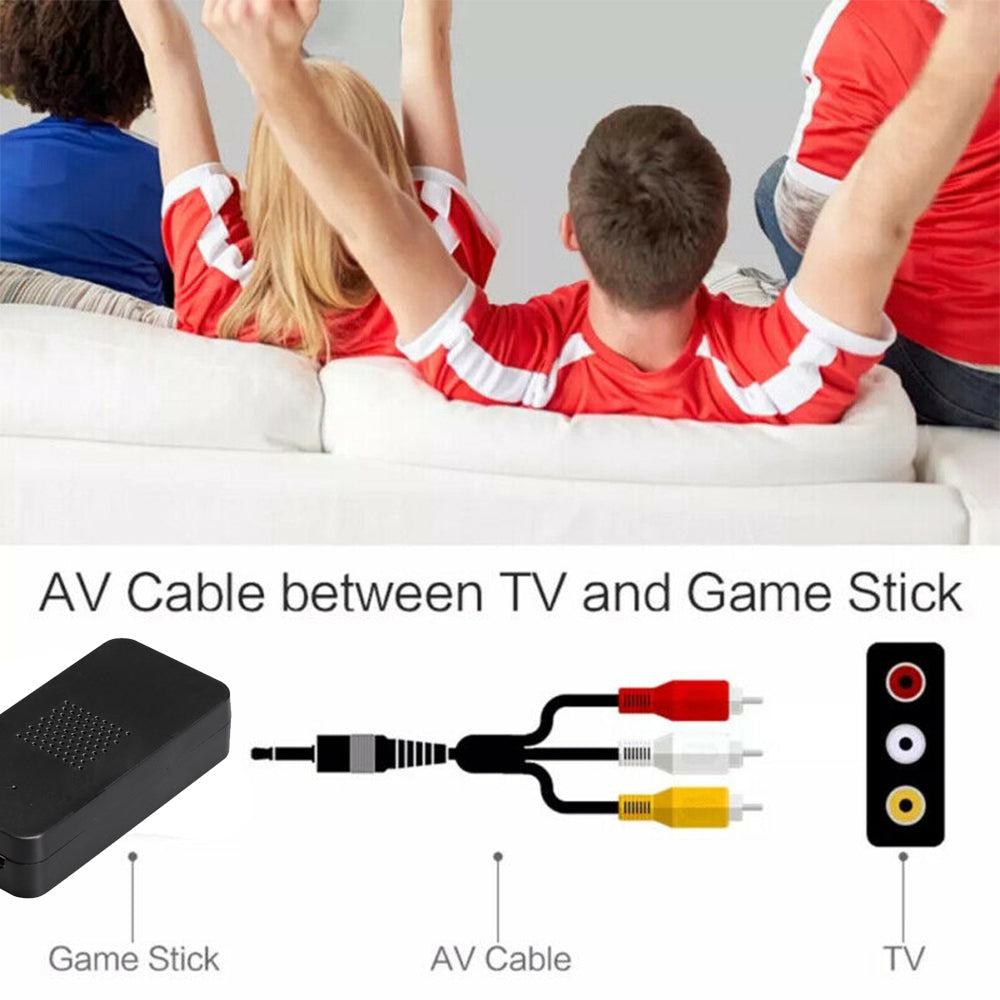 Wireless Handheld TV Gaming Console with Built-in Games- Battery Operated_4