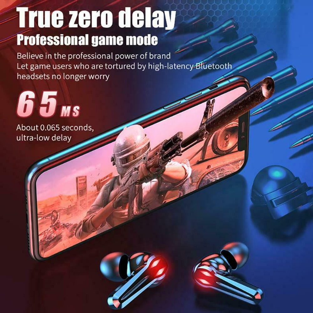 TWS Wireless Gaming Bluetooth Headphones with USB Charging Box_5