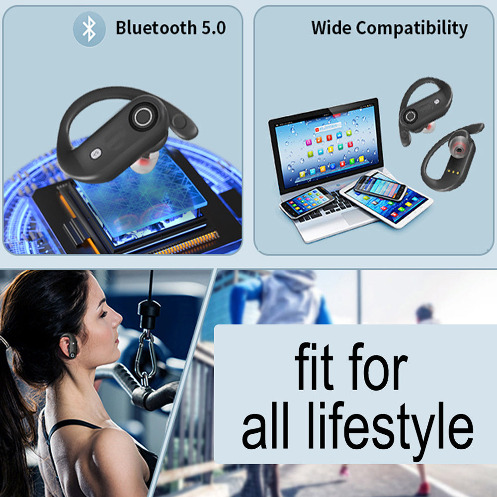 TWS Wireless Earbuds Over Ear Earphones with USB Charging Case_10