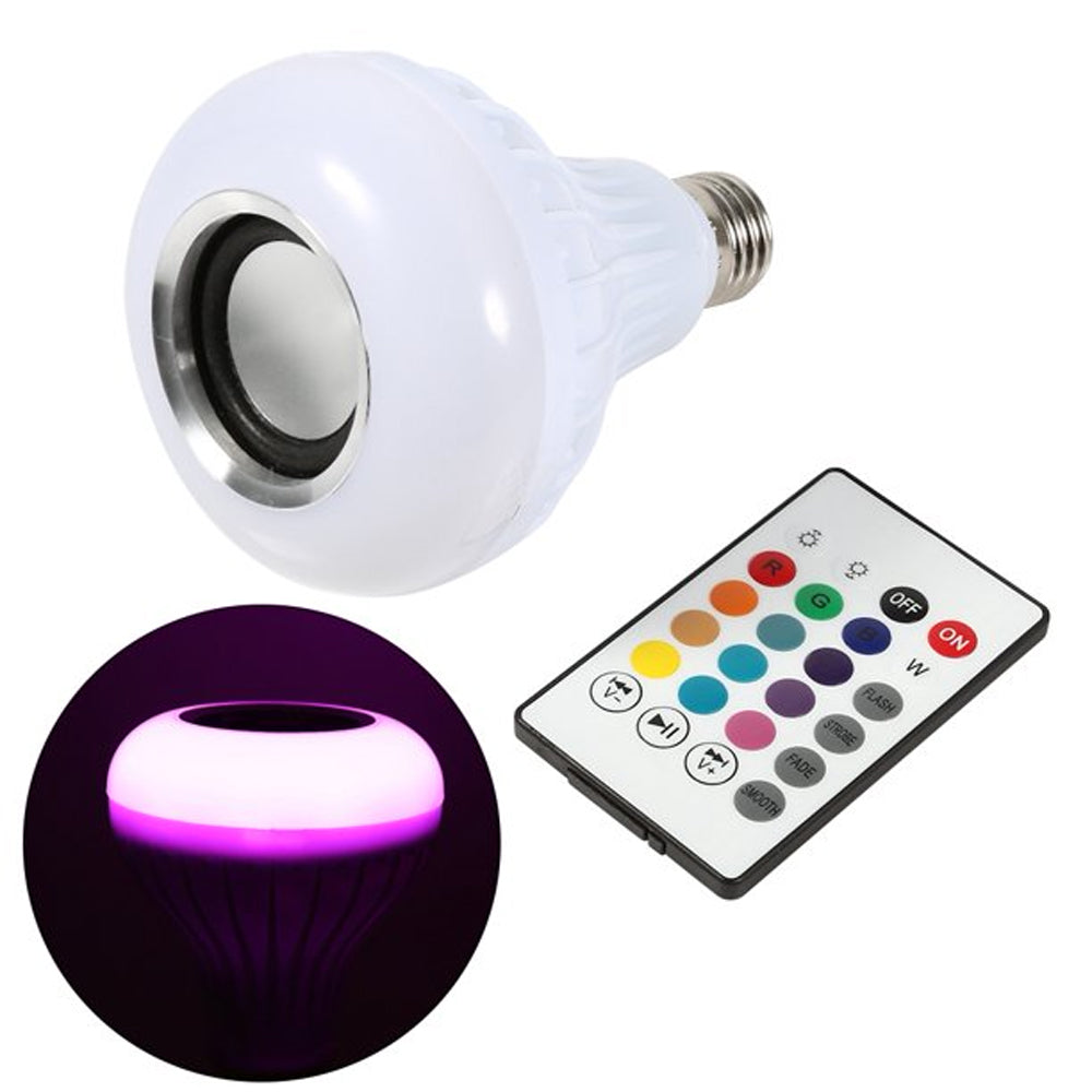 E27 Wireless Remote Control Mini Smart LED Audio Speaker_8