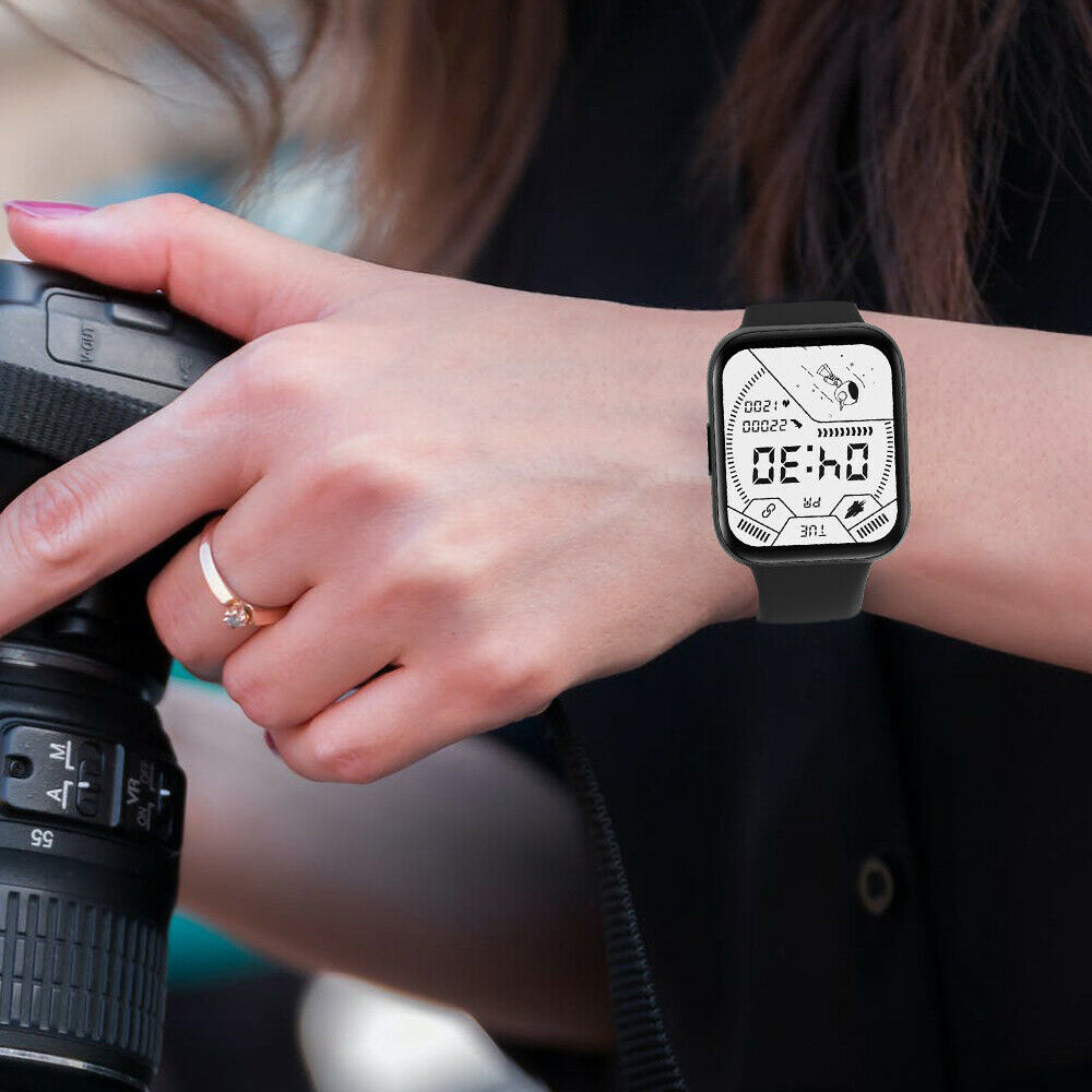 Full Touch Large Screen Fitness and Activity Smartwatch- USB Charging_5