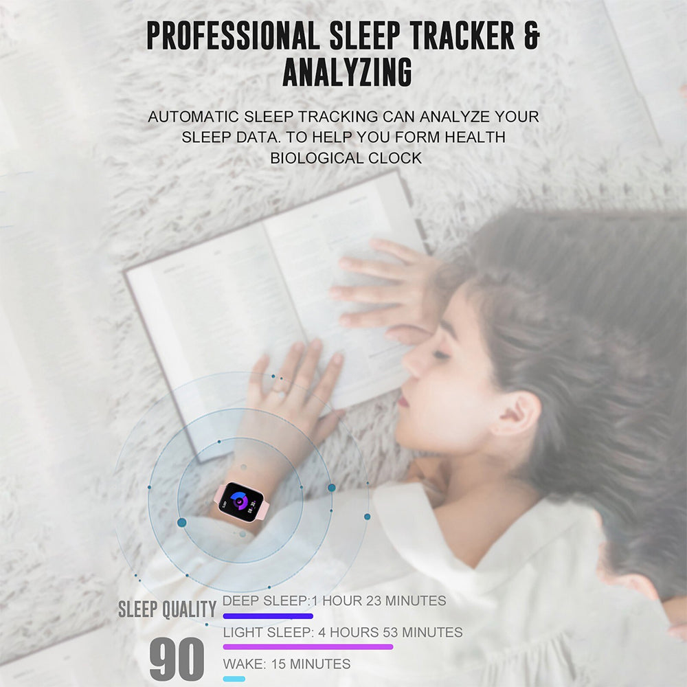 Full Touch Large Screen Fitness and Activity Smartwatch- USB Charging_14