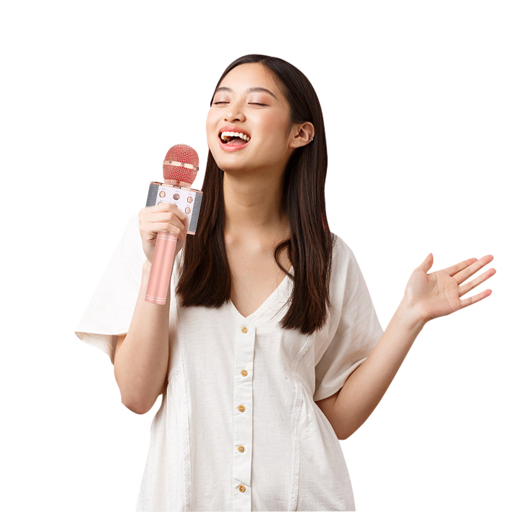 Portable USB Rechargeable Wireless Bluetooth Karaoke Microphone_11