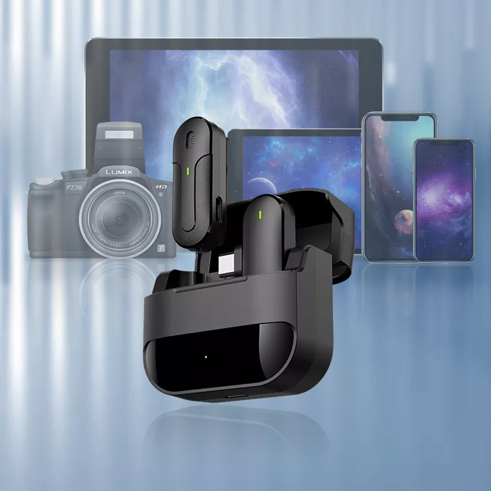 USB Rechargeable Wireless Mobile Phone Mic and Receiver_12