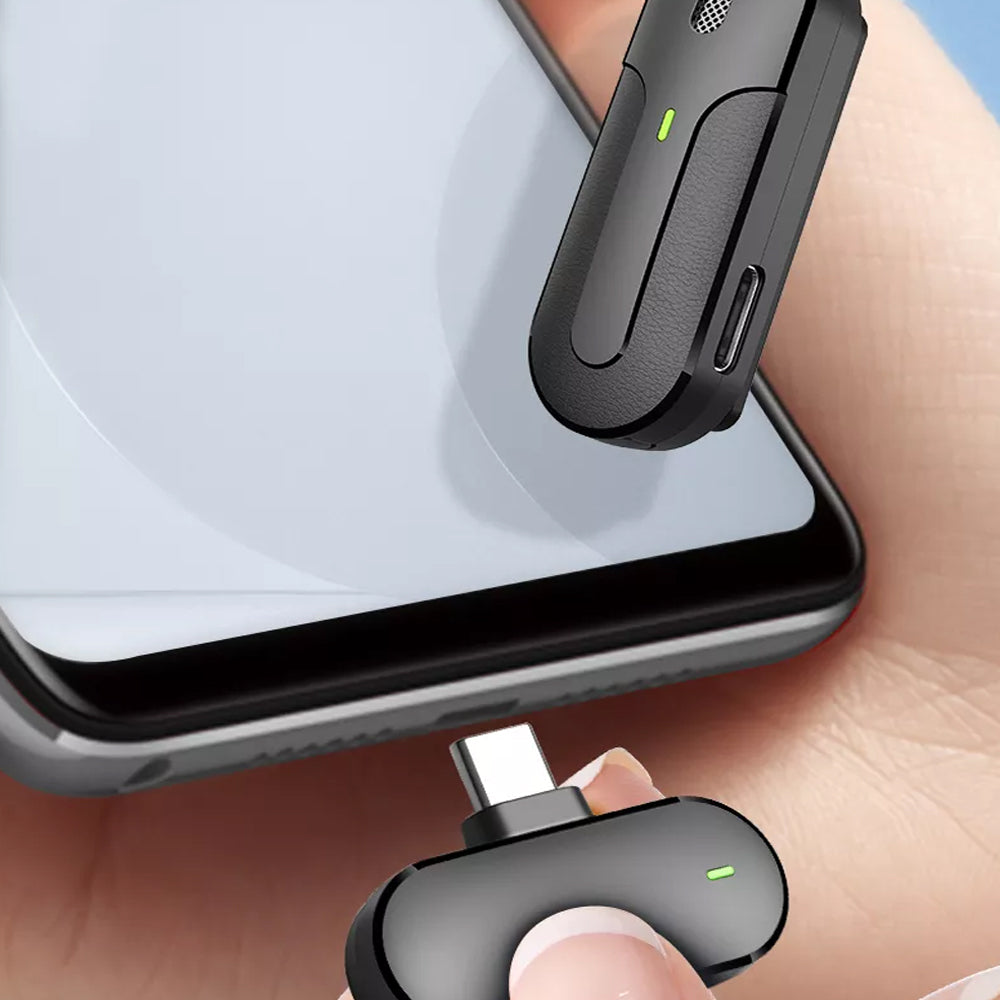 USB Rechargeable Wireless Mobile Phone Mic and Receiver_6