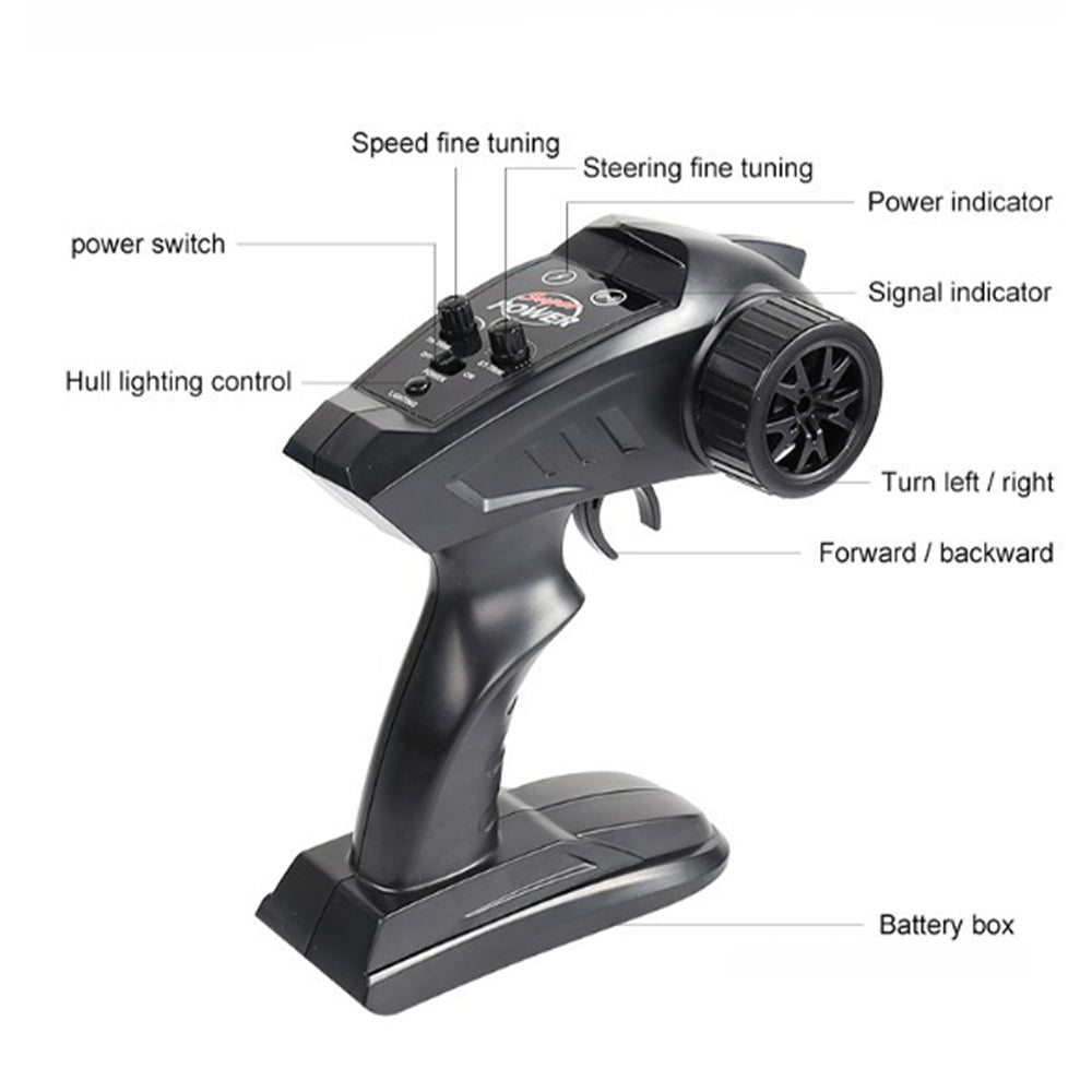 2.4Ghz RC High-Speed Boat for Adults and Kids for Lakes and Pools - USB Rechargeable_8