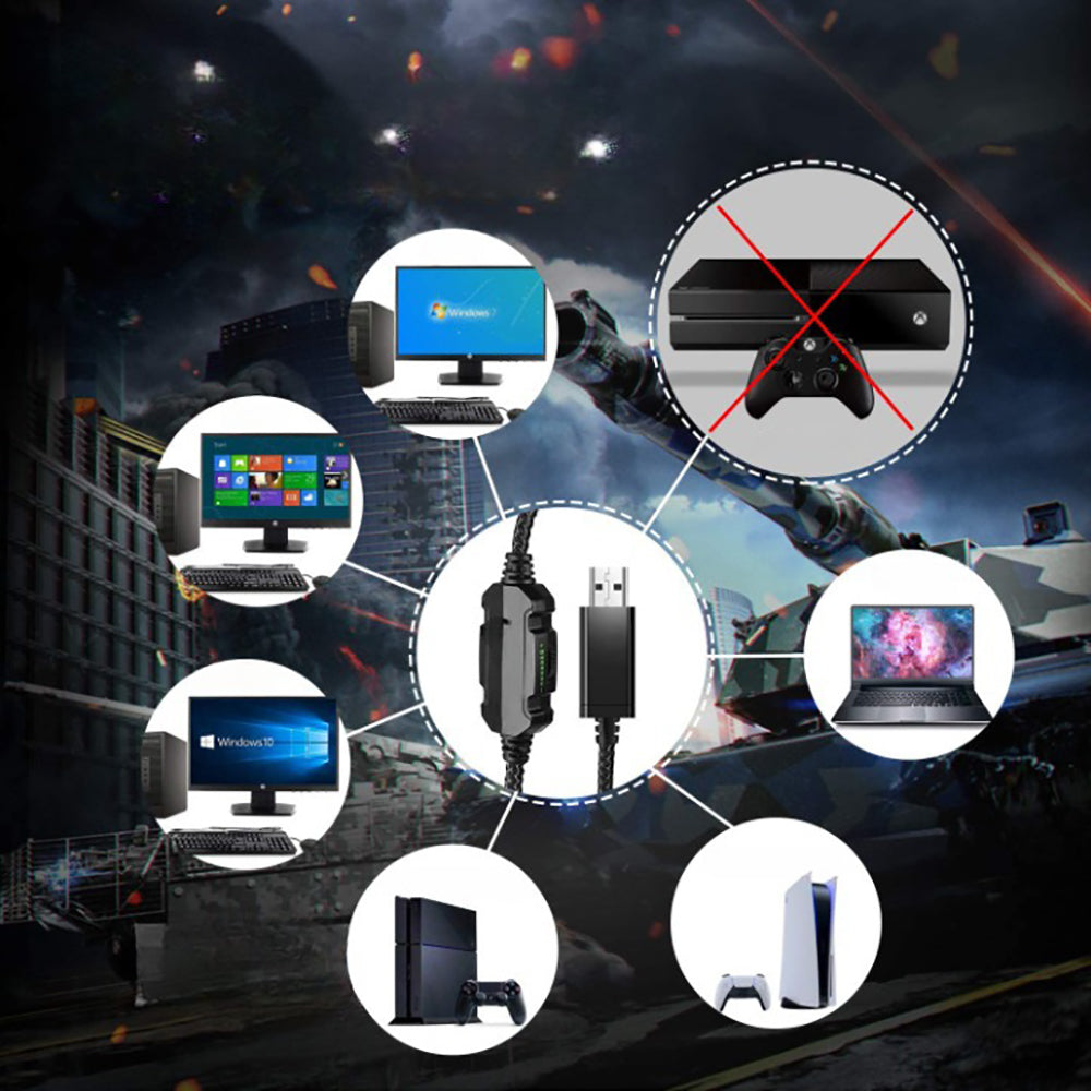 7.1 Surround Sound Gaming Headset with Noise Canceling Mic & RGB Light - USB Plugged-In_11