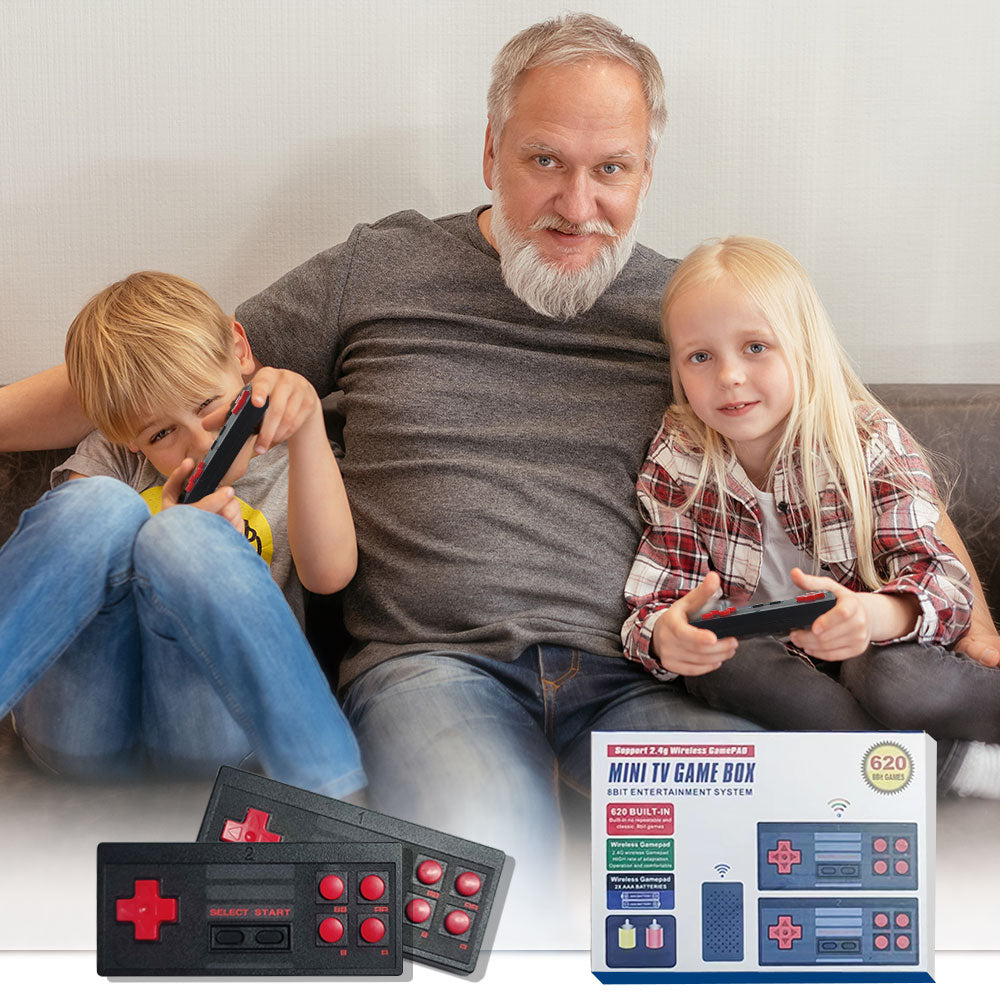 Wireless Handheld TV Gaming Console with Built-in Games- Battery Operated_10