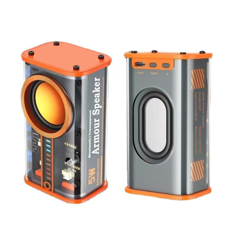 See Through Transparent Wireless Audio Speaker- Type C Charging_11