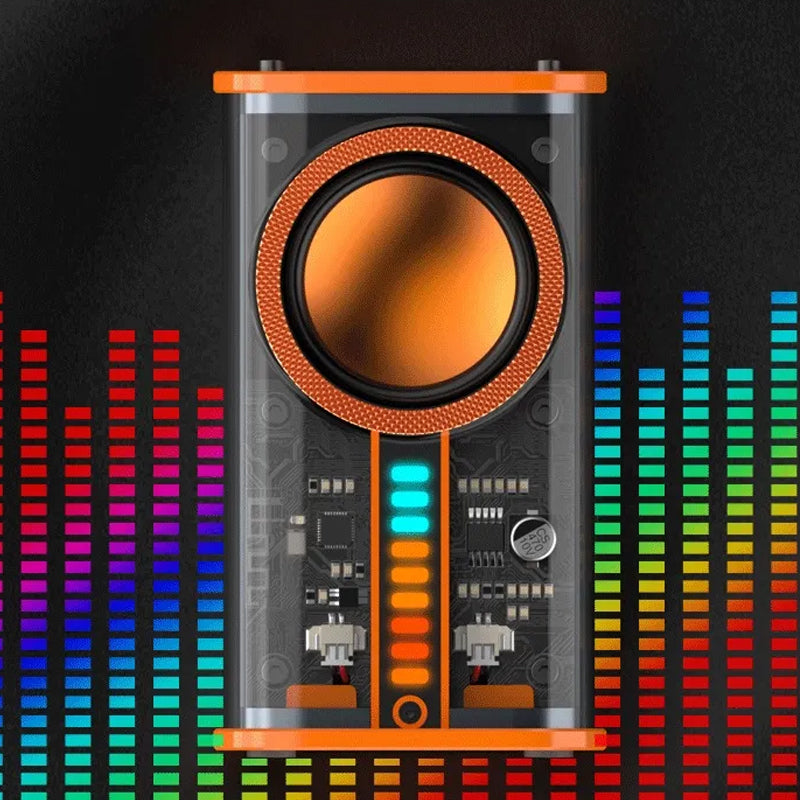 See Through Transparent Wireless Audio Speaker- Type C Charging_4