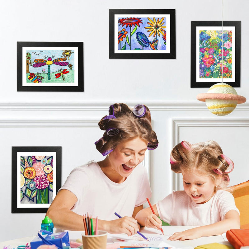 A4 Magnetic Front Opening Interchangeable Home Decor Photo Frame_10