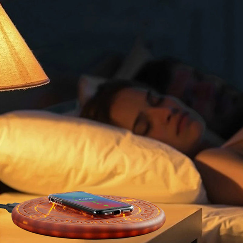 10W Creative Pattern Magic Array Wireless Charging Pad With Sound Effect_8