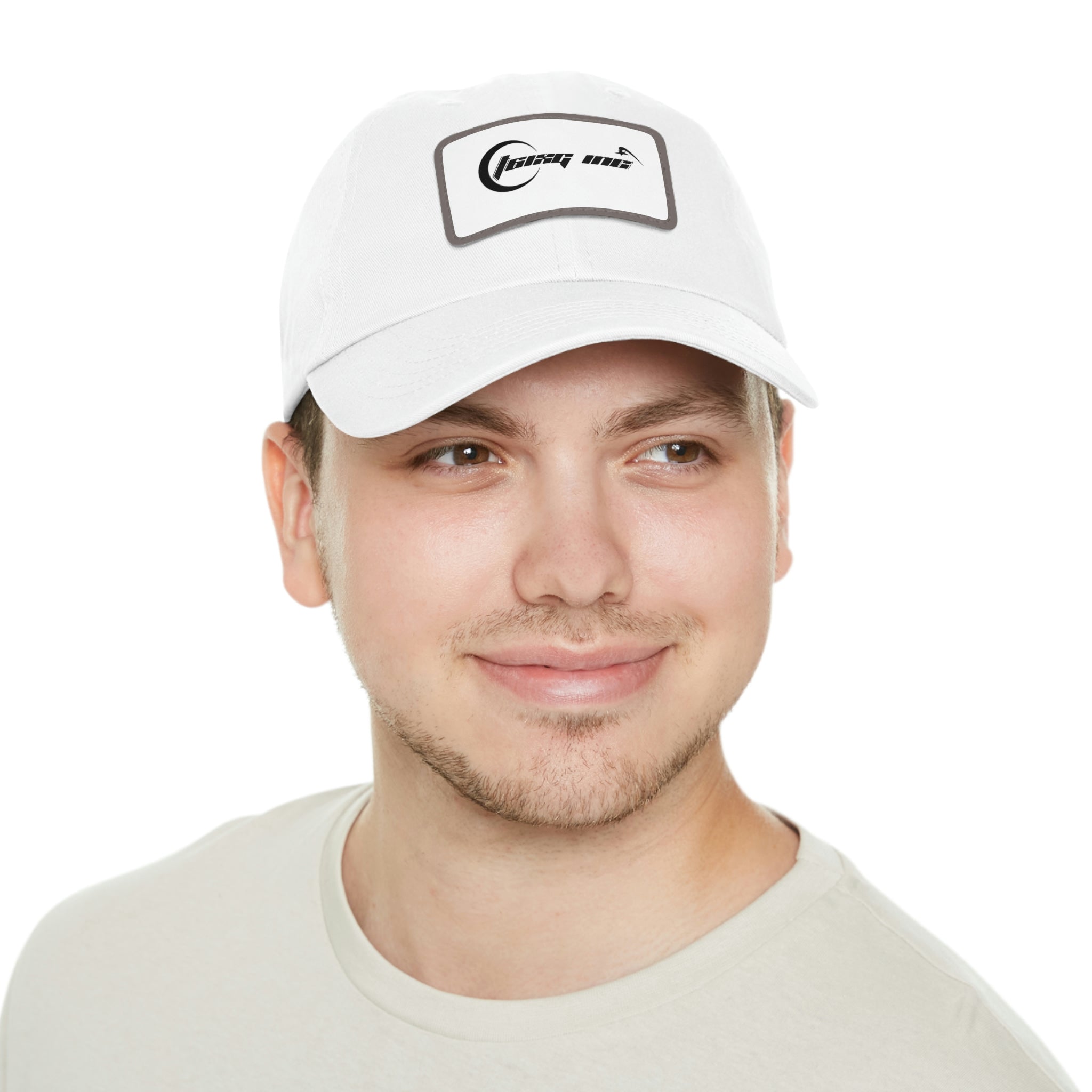 Dad Hat with Leather Patch